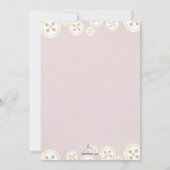 Buttons 'n Bows Foto Einladung (Rückseite)