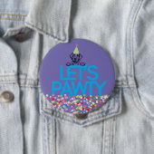 Buttons "PAWTY Lass" Labrador Party (Beispiel)