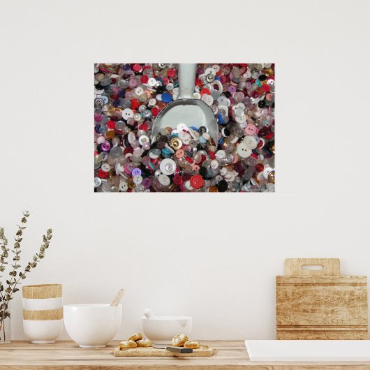 Buttons Poster (Küche)