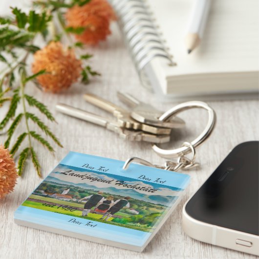 Buttons Schlüsselanhänger (Vorderseite rechts)