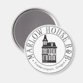 Buttons und Magnete des Marlow House B & B Magnet (Vorderseite/Rückseite)