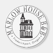 Buttons und Magnete des Marlow House B & B Magnet (Vorne)