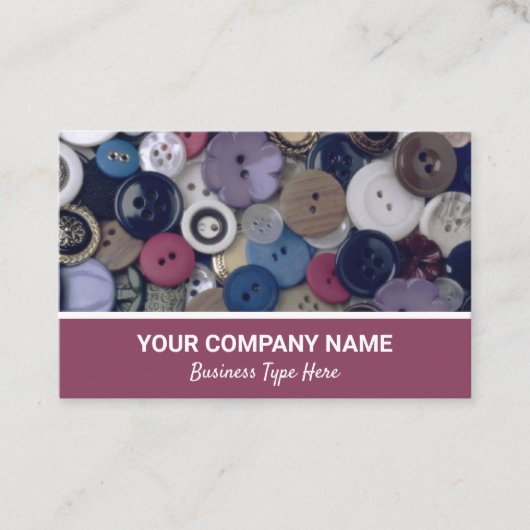 Buttons Visitenkarte zum Nähen von Kleinkrafträder (Vorderseite)