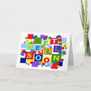 BUTTONSGet Well-Card Karte