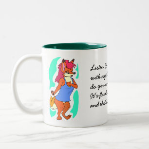 Buttonslogic Schale Zweifarbige Tasse