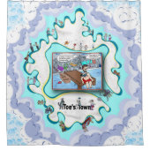 Buxatony Bob | Satirischer Humor Duschvorhang (Vorderseite)