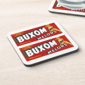 Buxom Mellons Getränkeuntersetzer (Linke Seite)