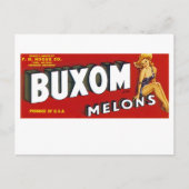 Buxom Mellons Postkarte (Vorderseite)