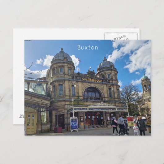 Buxton - Opernhaus Postkarte (Vorne/Hinten)
