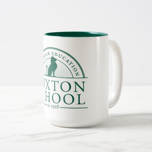 Buxton School Tasse (VorderseiteRechts)