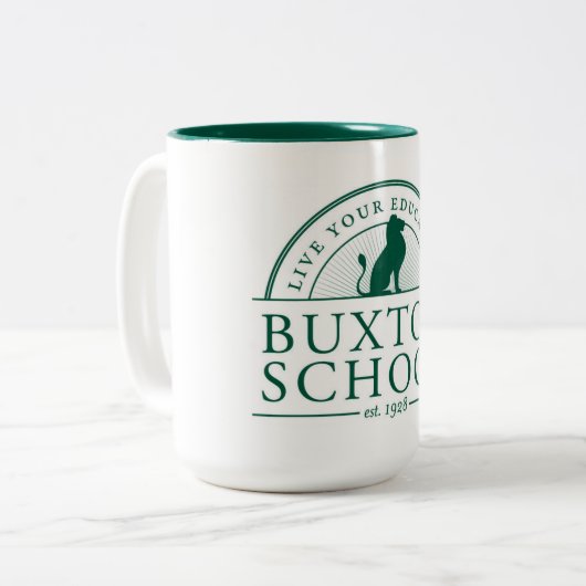 Buxton School Tasse (Vorderseite Links)
