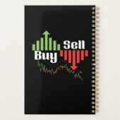 Buy Sell Stock Market Trading Chart Tee Planer (Rückseite)