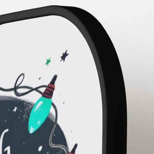 "Buy the Bling, Bring the Cheer." Pickleball Schläger (Linke Seite)