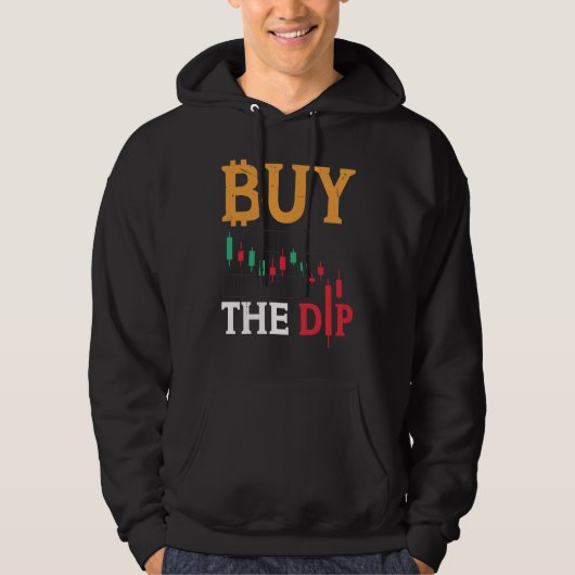Buy The Dip Cryptocurrency Blockchain Trader Best Hoodie (Vorderseite)