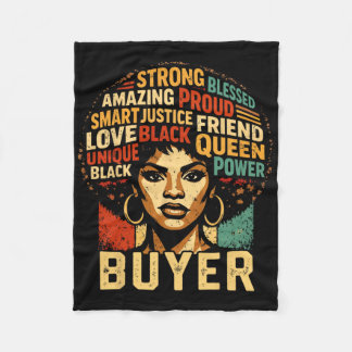 Buyer Black History Month Powerful Black Pride Art Fleecedecke
