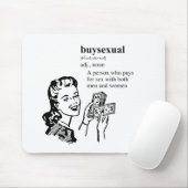 BUYSEXUAL MOUSEPAD (Mit Mouse)