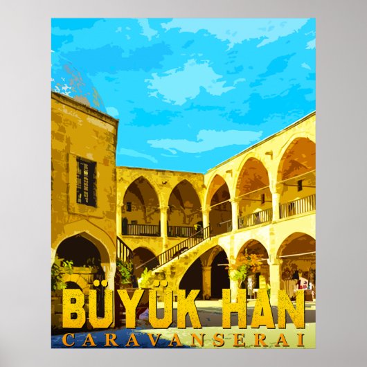 Büyük Han cyprus - Geschenke im großen Gasthaus Ca Poster (Vorne)