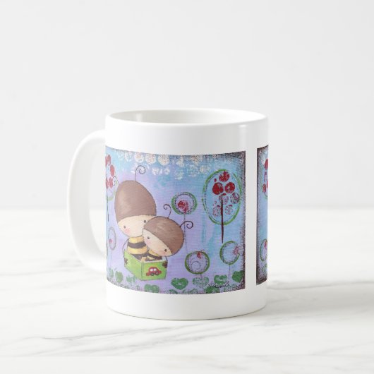 Buz-buz & Beez-beez Kaffeetasse (Vorderseite Links)