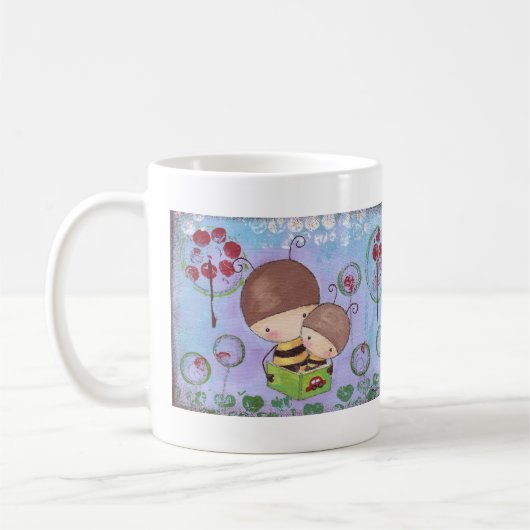 Buz-buz & Beez-beez Kaffeetasse (Links)