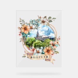 Buzet Croatia Acrylschild