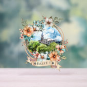 Buzet Croatia Acrylschild (Neutral)