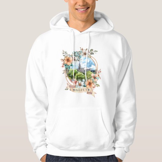 Buzet Croatia Hoodie (Vorderseite)