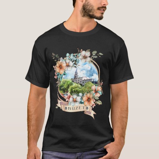 Buzet Croatia T-Shirt (Vorderseite)