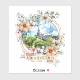 Buzet Kroatien Aufkleber