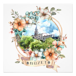 Buzet Kroatien Fotodruck