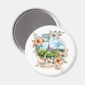 Buzet Kroatien Magnet (Vorderseite/Rückseite)