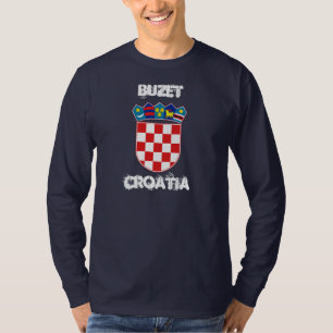 Buzet, Kroatien mit Wappen T-Shirt