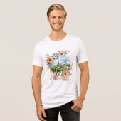 Buzet Kroatien Tri-Blend Shirt (Vorderseite voll)