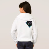 buzo de niña future innovates hoodie (Schwarz voll)