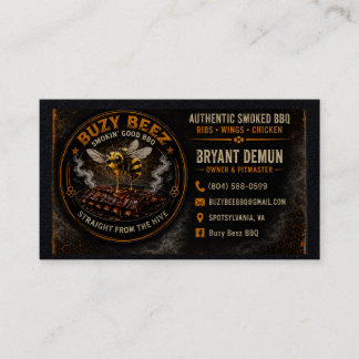 Buzy Bee BBQ Visitenkarte