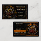 Buzy Bee BBQ Visitenkarte (Vorne/Hinten)