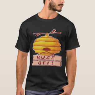 Buzz Bee Insect Wasp Honeycomb Beehive Beekeeper T-Shirt