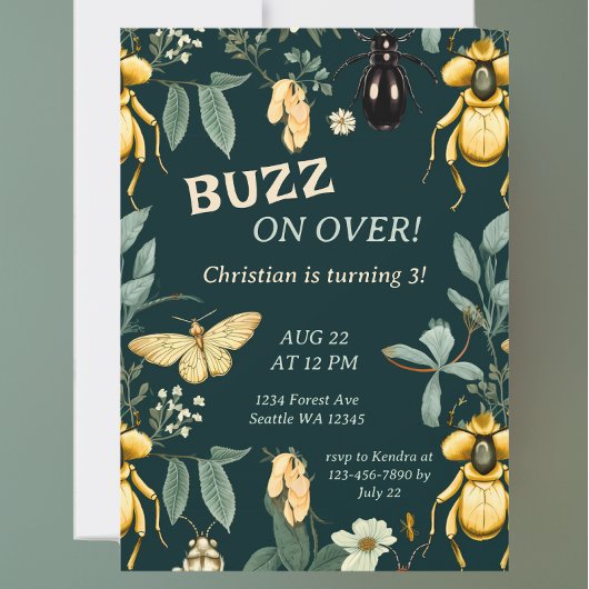 Buzz Birthday Einladung