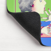 Buzz blauer Mousepad (Ecke)