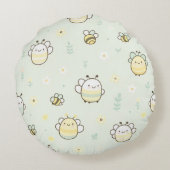 Buzz & Bloom: Die Geschichte der Kinder Rundes Kissen (Rückseite)