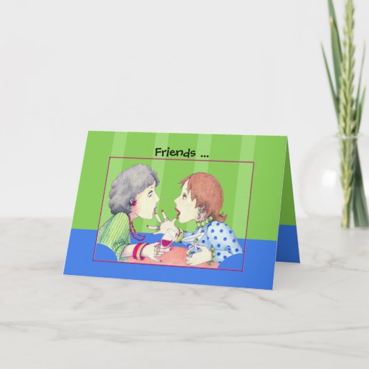 Buzz blue Friends Card Karte (Vorderseite)