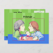 Buzz Blue Postcard Postkarte (Vorne/Hinten)