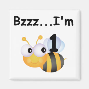 Buzz Bumblebee 1. Geburtstag T - Shirt und Geschen Magnet