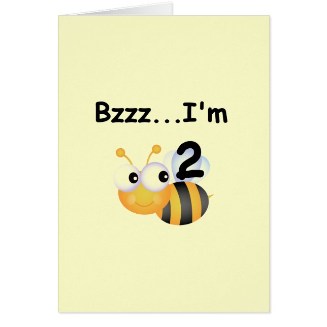 Buzz Bumblebee 2. Geburtstag T - Shirt und Geschen (Vorne)