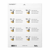 Buzz Bumblebee 3. Geburtstag T - Shirt und Geschen (Vorne)