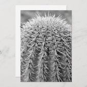 Buzz Cut Cactus (AZ Sonoran Desert) Einladung (Vorne/Hinten)