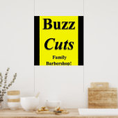 Buzz Cuts Poster Matte (Küche)