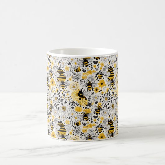 Buzz: Daisy and Bee Delight Kaffeetasse (Mittel)