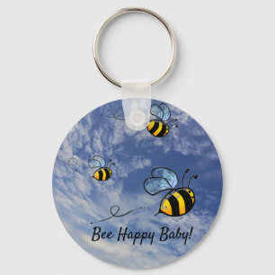 Buzz des Bienenschlüsselchins Schlüsselanhänger