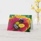 Buzz-Konversation Karte (Gelbe Blume)