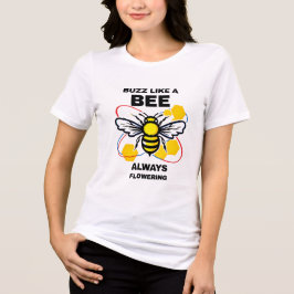 Buzz Like a Bee - Motivierend Honeybeebdesign Tri-Blend Shirt